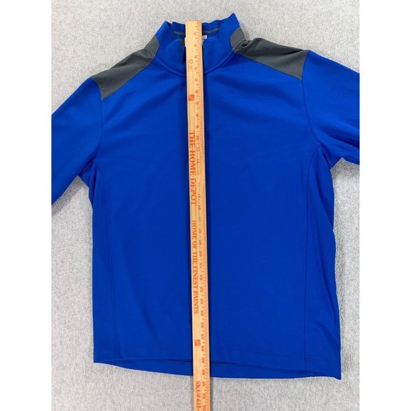 Nike Quarter Zip Long Sleeve Golf Pullover (Men's Large) Blue - Picture 9 of 12